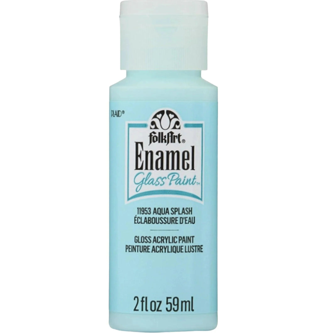 FolkArt Enamel Paint - Aqua Splash