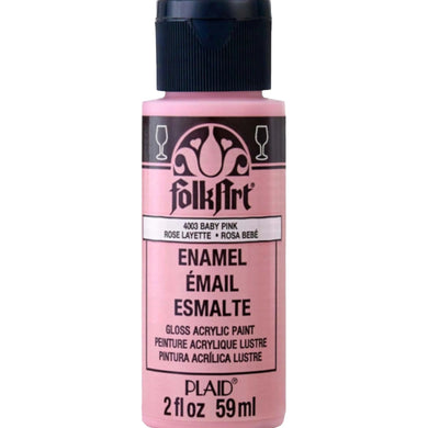 FolkArt Enamel Paint - Baby Pink