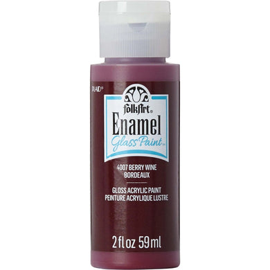 FolkArt Enamel Paint - Berry Wine