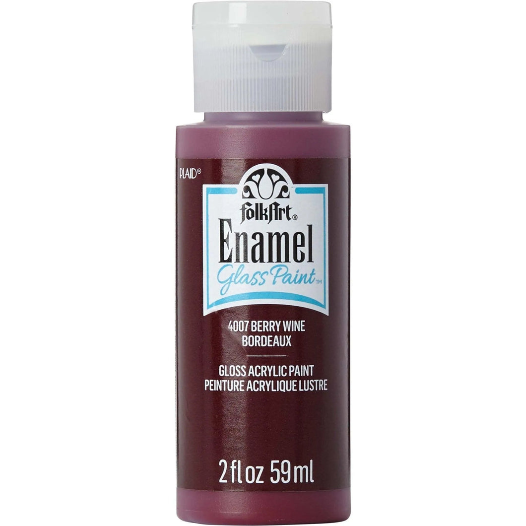 FolkArt Enamel Paint - Berry Wine