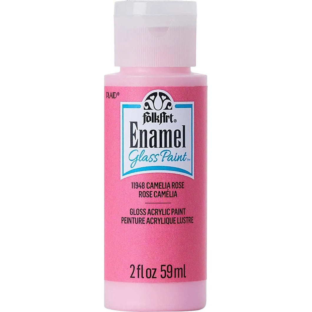 FolkArt Enamel Paint - Camelia Rose