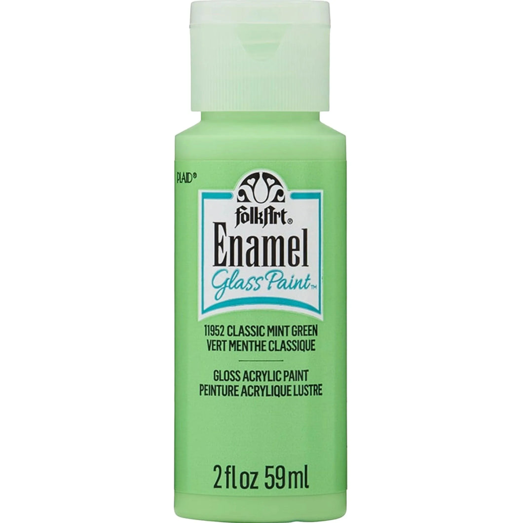 FolkArt Enamel Paint - Classic Mint Green