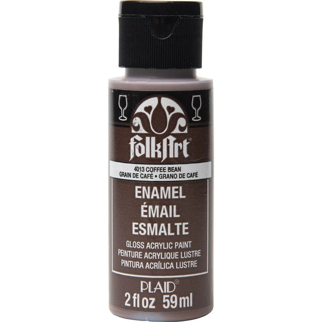 FolkArt Enamel Paint - Coffee Bean