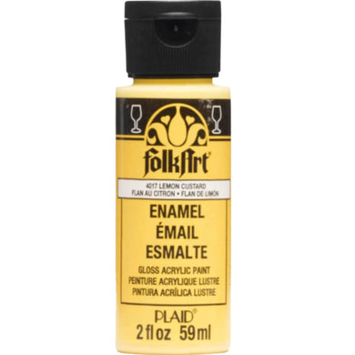 FolkArt Enamel Paint - Lemon Custard