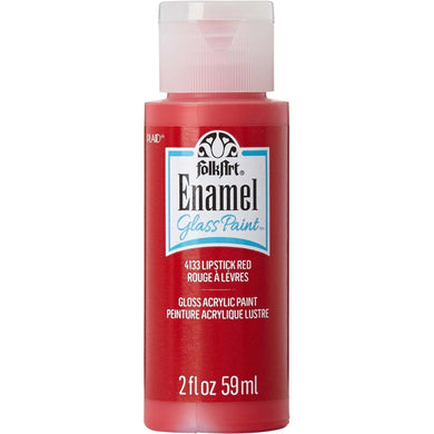FolkArt Enamel Paint - Lipstick Red