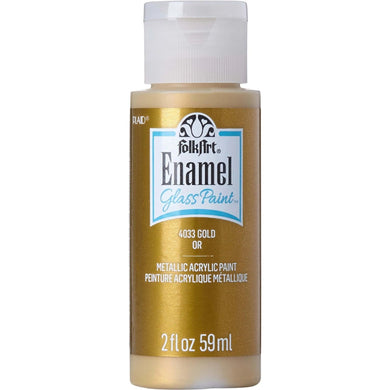FolkArt Enamel Paint - Metallic Pure Gold