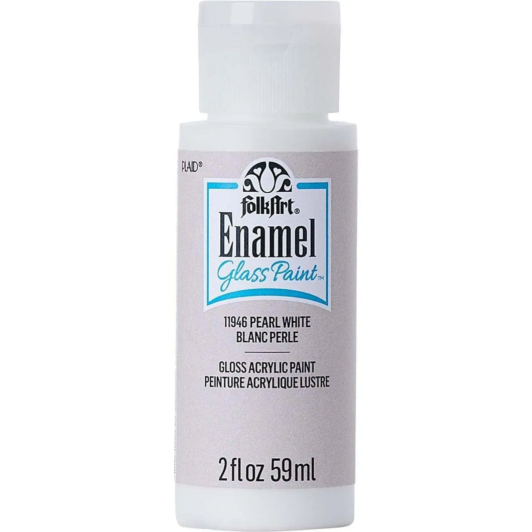 FolkArt Enamel Paint - Pearl White