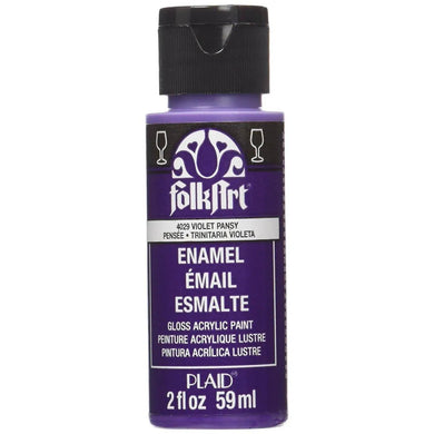 FolkArt Enamel Paint - Violet Pansy