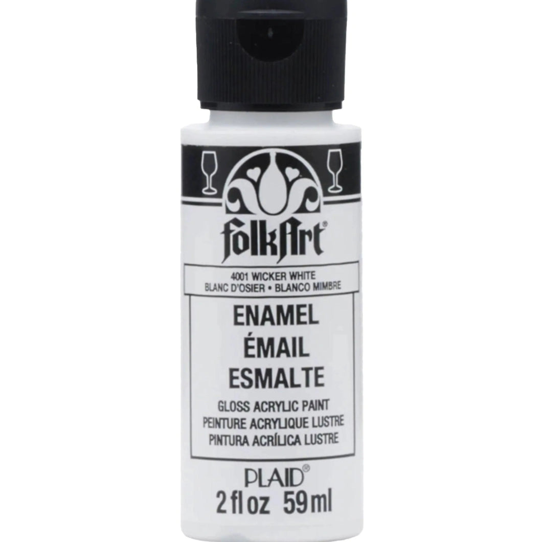 FolkArt Enamel Paint - Wicker White