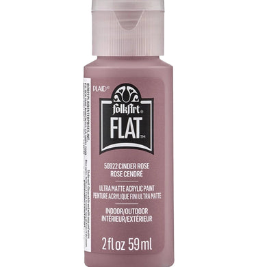 FolkArt Flat Ultra Matte Acrylic Paint - Cinder Rose