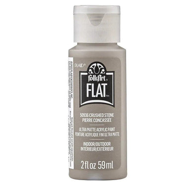 FolkArt Flat Ultra Matte Acrylic Paint - Crushed Stone