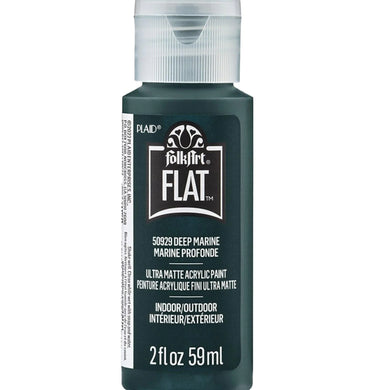 FolkArt Flat Ultra Matte Acrylic Paint - Deep Marine