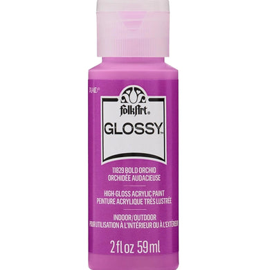 FolkArt Glossy Acrylic Paint - Bold Orchid