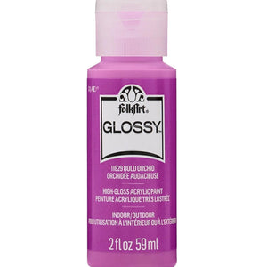 FolkArt Glossy Acrylic Paint - Bold Orchid