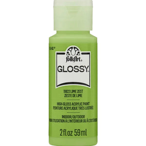 FolkArt Glossy Acrylic Paint - Lime Zest