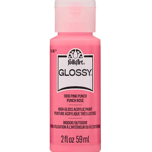 FolkArt Glossy Acrylic Paint - Pink Punch