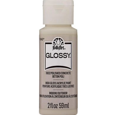 FolkArt Glossy Acrylic Paint - Polished Concrete