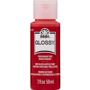 FolkArt Glossy Acrylic Paint - Radiant Red