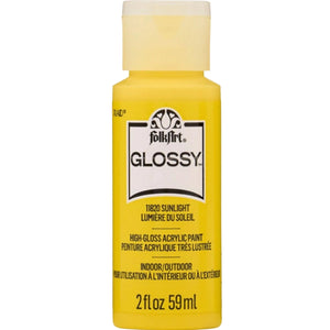 FolkArt Glossy Acrylic Paint - Sunlight
