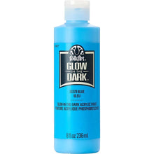 Load image into Gallery viewer, FolkArt Glow In Dark Acrylic Paint - Blue