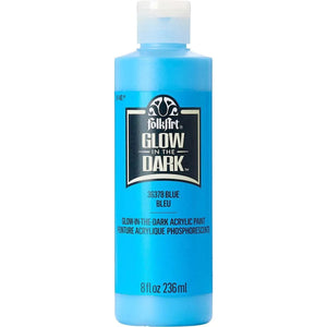 FolkArt Glow In Dark Acrylic Paint - Blue