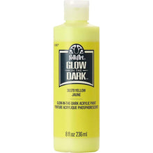 Load image into Gallery viewer, FolkArt Glow In Dark Acrylic Paint - Yellow