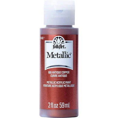 FolkArt Metallic Acrylic Paint - Antique Copper