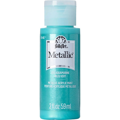 FolkArt Metallic Acrylic Paint - Aquamarine