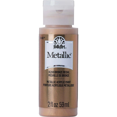 FolkArt Metallic Acrylic Paint - Bronze Medal