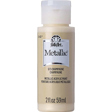 FolkArt Metallic Acrylic Paint - Champagne