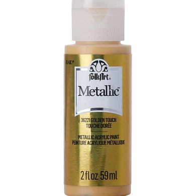 FolkArt Metallic Acrylic Paint - Golden Touch
