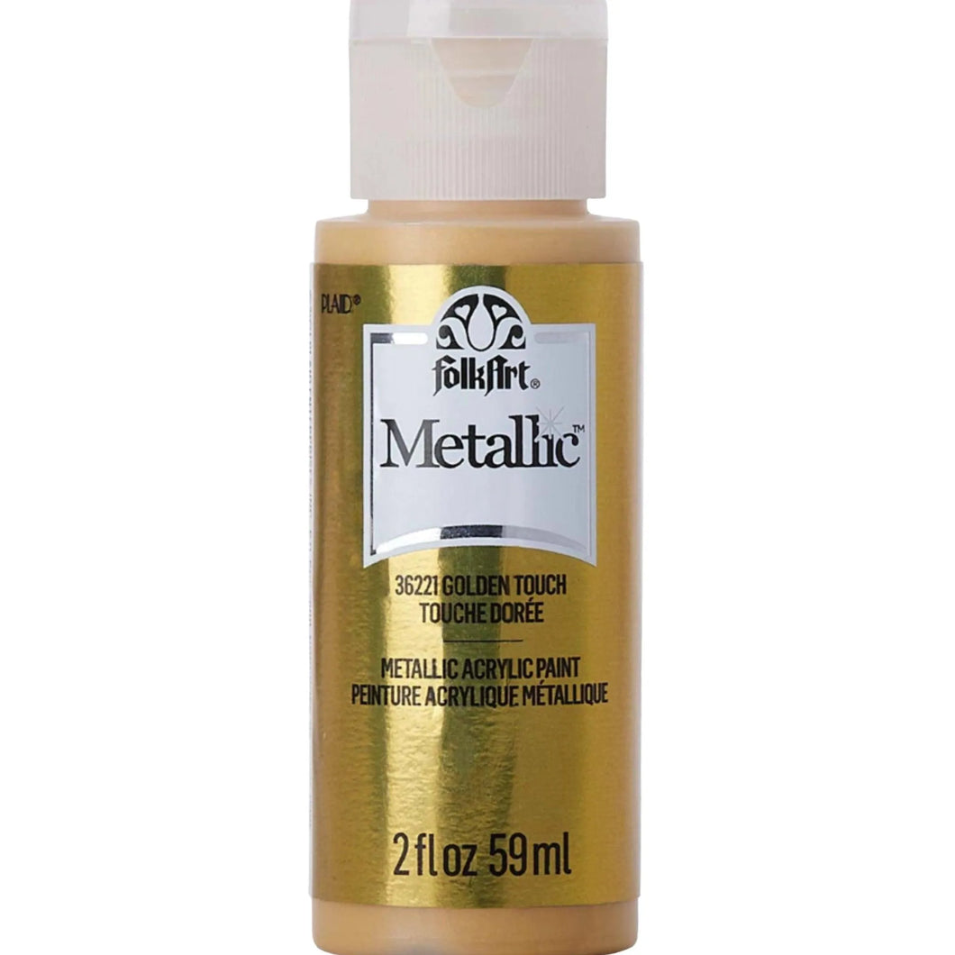 FolkArt Metallic Acrylic Paint - Golden Touch