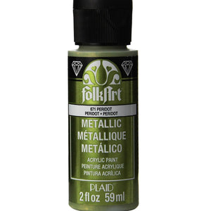 FolkArt Metallic Acrylic Paint - Peridot