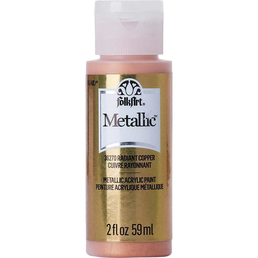 FolkArt Metallic Acrylic Paint - Radiant Copper