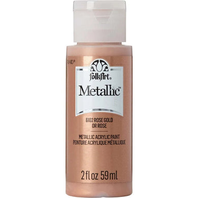 FolkArt Metallic Acrylic Paint - Rose Gold