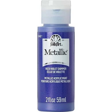 FolkArt Metallic Acrylic Paint - Violet Shimmer