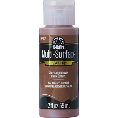 FolkArt Multi-Surface Acrylic Paint - Bark Brown