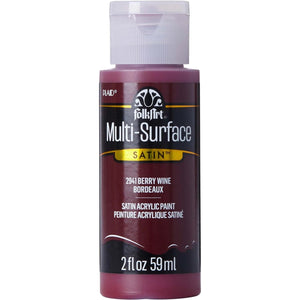 FolkArt Multi-Surface Acrylic Paint - Berry Wine