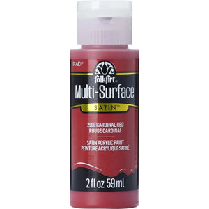 FolkArt Multi-Surface Acrylic Paint - Cardinal Red