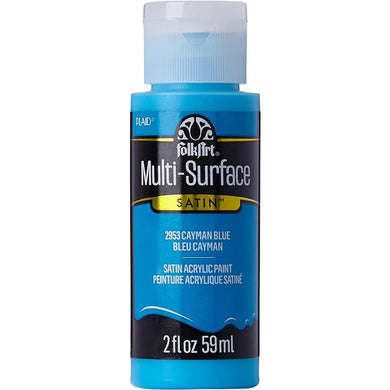 FolkArt Multi-Surface Acrylic Paint - Cayman Blue
