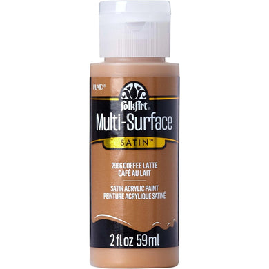 FolkArt Multi-Surface Acrylic Paint - Coffee Latte