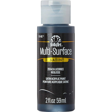 FolkArt Multi-Surface Acrylic Paint - Licorice