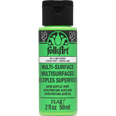 FolkArt Multi-Surface Acrylic Paint - Lime Green
