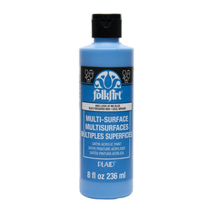 FolkArt Multi-Surface Acrylic Paint - Look At Me Blue
