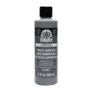 FolkArt Multi-Surface Acrylic Paint - Medium Gray