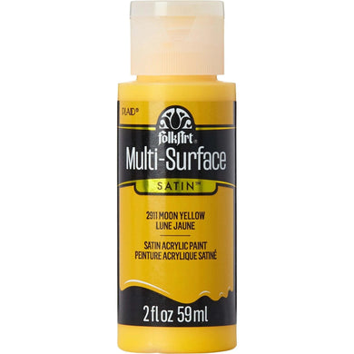 FolkArt Multi-Surface Acrylic Paint - Moon Yellow