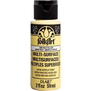 FolkArt Multi-Surface Acrylic Paint - Pale Yellow