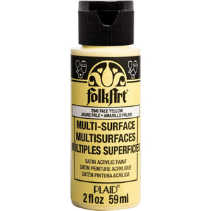 FolkArt Multi-Surface Acrylic Paint - Pale Yellow