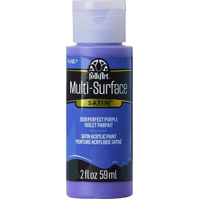 FolkArt Multi-Surface Acrylic Paint - Perfect Purple
