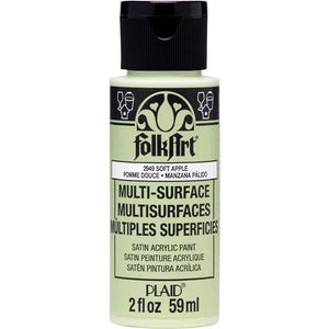 FolkArt Multi-Surface Acrylic Paint - Soft Apple